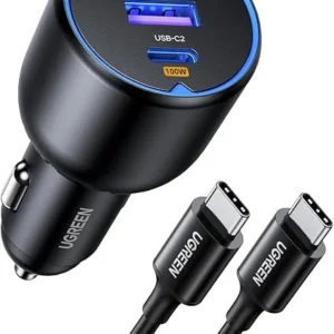 UGREEN 130W 3-Port Car Charger